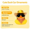 wonuu Bright Cowboy Hat Rubber Ducks, Dashboard Decorations Duck for