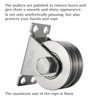 SHINICO Double Groove Cable Fixed Pulley Block, Heavy Duty Stainless