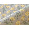 DDintex FLORET LONDON Poiret Yellow Cushion Cover 17.7 x 18.7