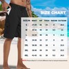 Mens Swim Trunks with Compression Liner, Men Bathing Suit with