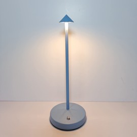 eypid Cordless Table Lamps,Rechargeable Led Touch Bar Lamp,Portable Battery Desk Lamp,Brightness Dimmable Small Table Lamps,Minimalist Design,for Living Room/Restaurant/Couple Dinner/(Blue)