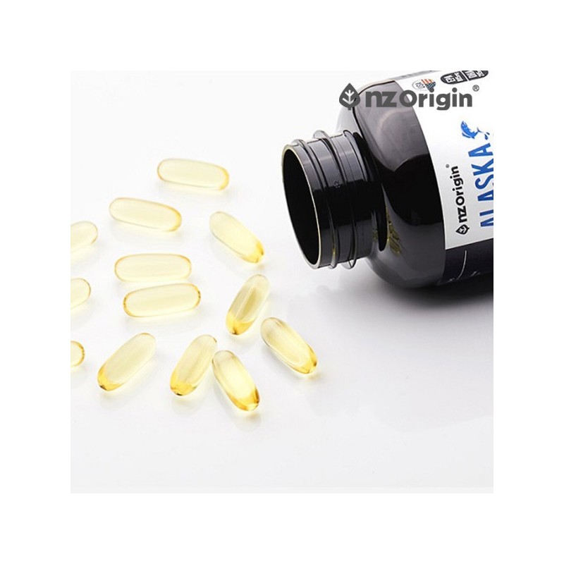 2 bottles of USA Alaska rTG Omega-3 1100 Vitamin E