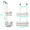 HapiRm Hanging Shower Caddy Organizer - No Drilling Shower Organizer