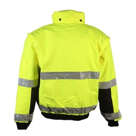 GG Grand General 99928 3XL Class 3 Certified Hi-Viz Water Repellent Reversible Jacket (Lime Yellow XXX-Large)