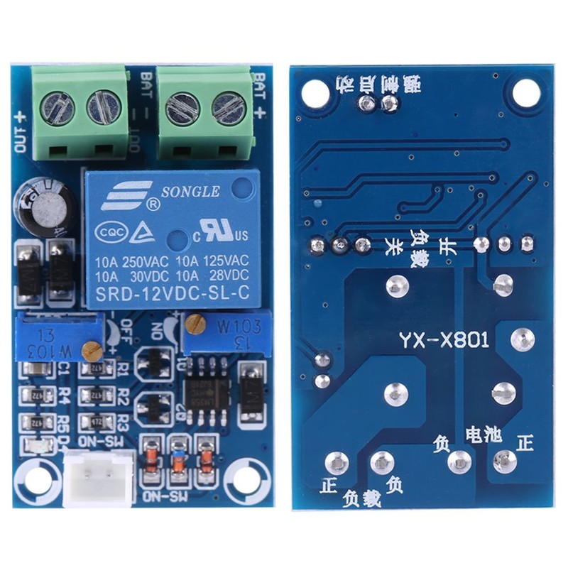 Undervoltage Board, 12V Battery Low Voltage Cut Off Automatic Switch