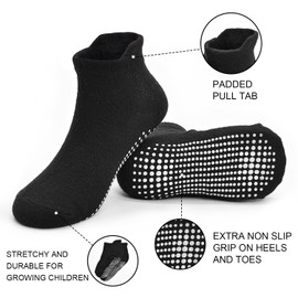 ELUTONG Toddler Socks Baby Non Slip Socks 12 Pairs Toddler Grip Socks Anti Slip Socks for 1-3 Years Boys and Girls