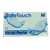 SafeTouch 50000052 Powder Free Latex Gloves, Large (Pack of 100)