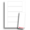 White Printable Bookmarks - Blank Bookmark Printing Paper for Inkjet