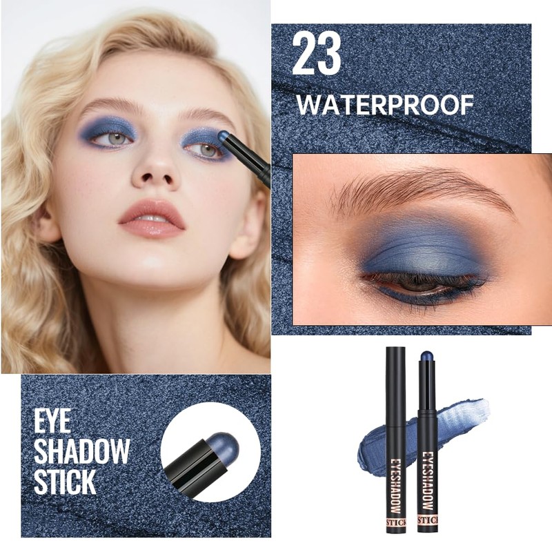 ALIIP Eyeshadow Stick, Creamy Eyeshadow Stick, Eyeshadow Pen, Shimmer Eyeshadow