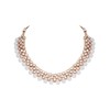 Aheli Kundan Collar de perlas Pendiente Set Étnico Indio Tradicional