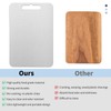 Stainless Steel Cutting Board Cutting Boards for Kitchen, Upgrade Double