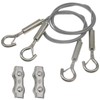 FDKJOK 2pcs Picture Hanging Wire, 2m Stainless Steel Heavy Duty,