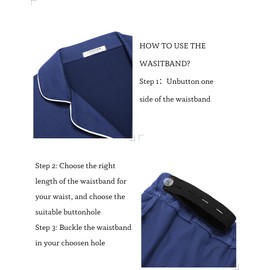 Ekouaer Women's Maternity Nursing Pajama Sets Button Down Postpartum Pajamas Short Sleeve Breastfeeding Clothes Blue