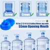 5 Gallon Water Jug Cap Reusable, Non-Spilling 55mm Water Bottle
