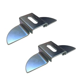 parpyon® Anti-twist Plates for Arms, Outdoors, Clothes Airer or Railing Iron for Laying On Laundry (Single Plates, Galvanized Steel)