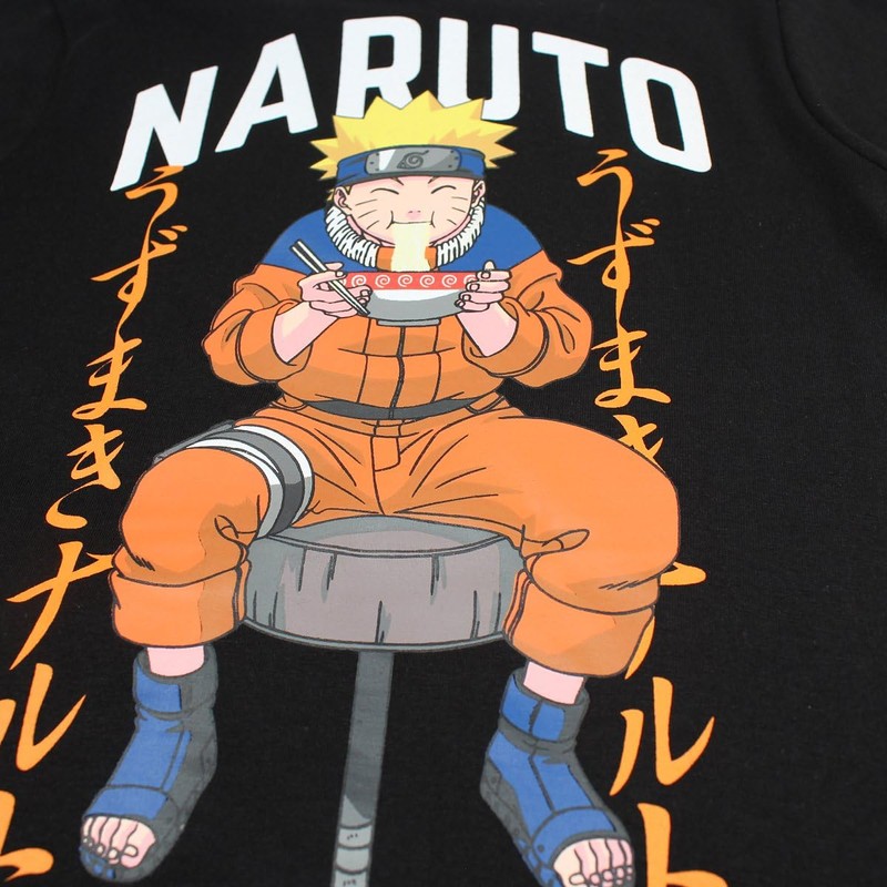 eplusm Naruto Kids T-Shirt and Shorts, black