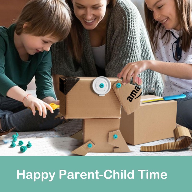 Kizzikids Cardboard Cutting Tools for Kids with Tool Box, 149