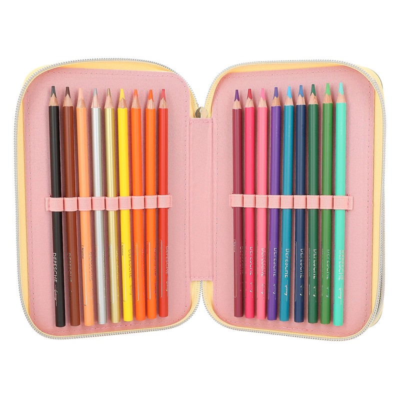 Depesche 12378 TOPModel Hippie Heart - Filled 3-Compartment Pencil Case