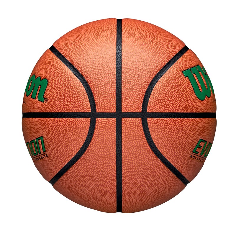 WILSON Evolution Indoor Game Basketball, Green, Size 7-29.5"