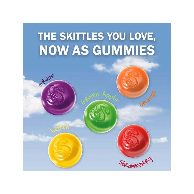 Mars Canada Inc. Skittles Gummies Original, 280g/9.8oz {Imported from Canada}