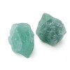 QINJIEJIE QINJIEJIE Green Fluorite Large Crystal Healing Crystals 1.8"-2.2" 2PCS