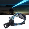 LED Rechargeable Headlight 3000LM 25W High Power Zoomable Headlamp for