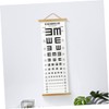 CHILDWEET Wall Eye Chart Boys and Girls Eye Testing Visual