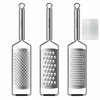 3-Piece Hand Cheese Grater Set, 18/8 Stainless Steel, Dishwasher Safe