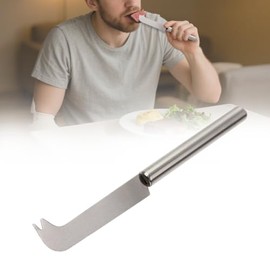 One-Handed Tableware Knife for Hemiplegia Amputees Patient Independent Dining, Angled Nelson Knife, Adaptive Eating Aid Utensils for Elderly Arthritis Disabled Handicapped, 1 Pcs