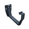 4 x Anthracite Grey Square Fascia Gutter Brackets, Freeflow 114mm