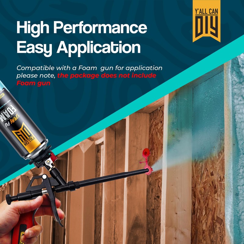 Y'allCanDiy PU Foam Spray - Single 1000ml Can - Expanding