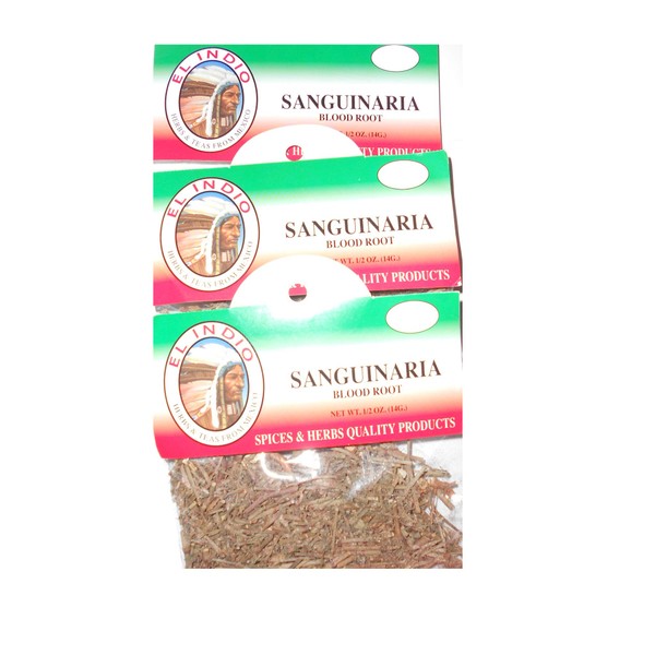 Sanguinaria/Blood Root. Herbal tea 1/2oz (14gr) 3-Pack