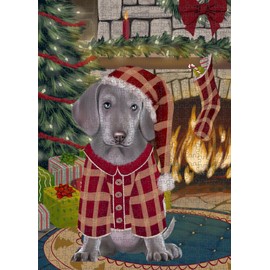 Doggie of The Day Weimaraner Dogs - Stocking Hung - Jigsaw Puzzle for Adults - Interlocking Puzzle Game Artwork - Gift for Dog Lovers, 200 pcs. DOTD200PZLE3944