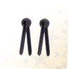 OHPHCALL 2pcs Black Peephole Holder Accessories Durable Bowstring Slide Stabilizer