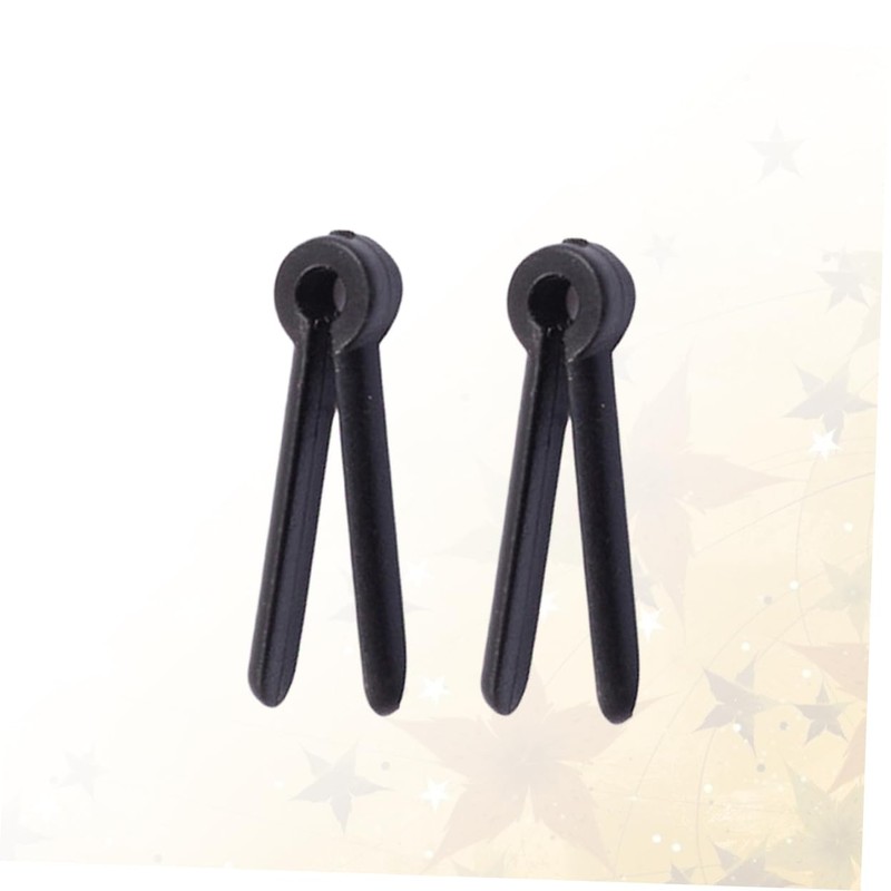 OHPHCALL 2pcs Black Peephole Holder Accessories Durable Bowstring Slide Stabilizer