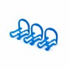 CAREPACY 10pcs Dental Dentist Cotton Roll Holder Blue-Disposabl