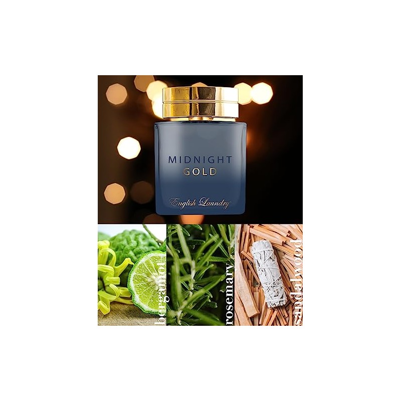 English Laundry Midnight Gold Eau de Parfum 3 Piece Gift