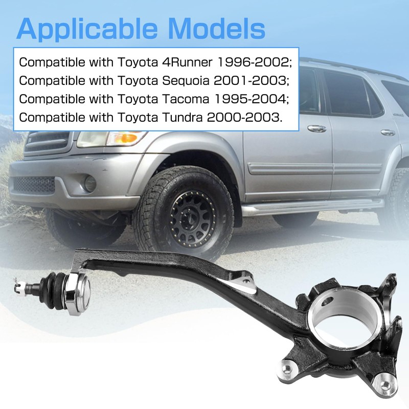 Dexepe Front Passenger Side Steering Knuckle Compatible with Toyota 4Runner