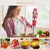 Cordless Immersion Blender Handheld: Powerful Rechargeable Electric Hand Blender, 21-Speed