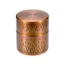 Shinkoukinzoku BG-503 Tea Canister, Pure Copper, Unbreakable, Tsubamesanjo, Made in Japan, Tea Ceremony, Traditional, Craftsmanship, Present, Tea Ceremony, Celebration, Tea Time, Special Camping