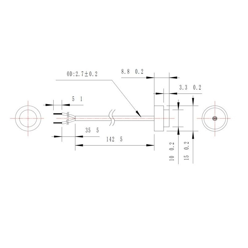 Ultrasonic Flow transducer for Water Meter and Heat Meter