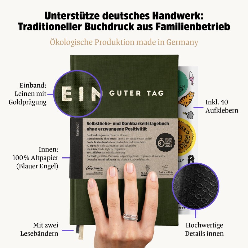 A Good Day, Self Love & Gratitude Journal Only 5-6