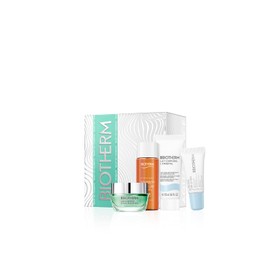 Biotherm Aquasource Hyalu Plump Holiday Recruitment Set (Aquasource Hyalu Plump Gel 15 ml, Biosource Total Renew Oil 30 ml, Lait Corporel l'Original 20 ml & Beurre de Lèvres 5 ml), Nourishing Care Set