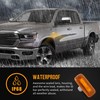 HUSUKU 4PCS Dual Cab Bed Fender LED Side Marker Lights