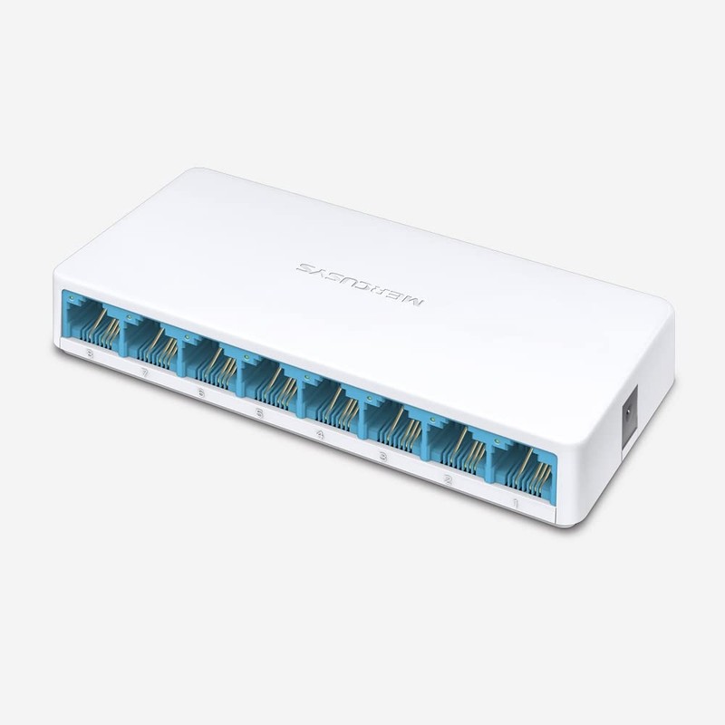 Mercusys MS108 Fast Ethernet Managed Switch (10/100) White – Network