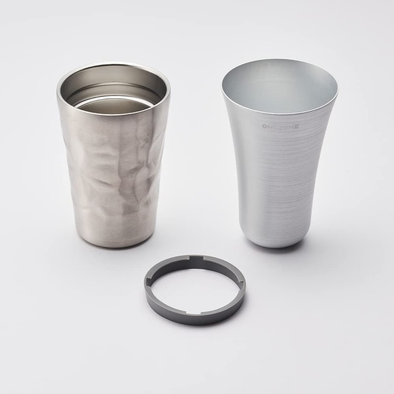 Doshisha Ice Pole Tumbler for Cold Insulation, Vacuum Double Layer