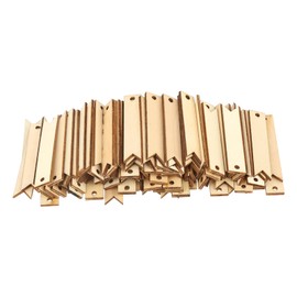 Tbest Wood Tags, Narrow Wooden Banner, 100Pcs Nature Color Wooden Tags with Holes for Crafts, Wall, Wedding, Party Decoration