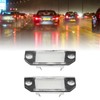 Pair LED Licence Plate Light Anti Rear End Collision Replacement