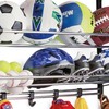 LYNK® Garage Sports Equipment Organizer - Wall Mount Ball Rack