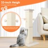 SOCATER Cat Scratching Post 33 Inch Nature Sisal Cat Scratch